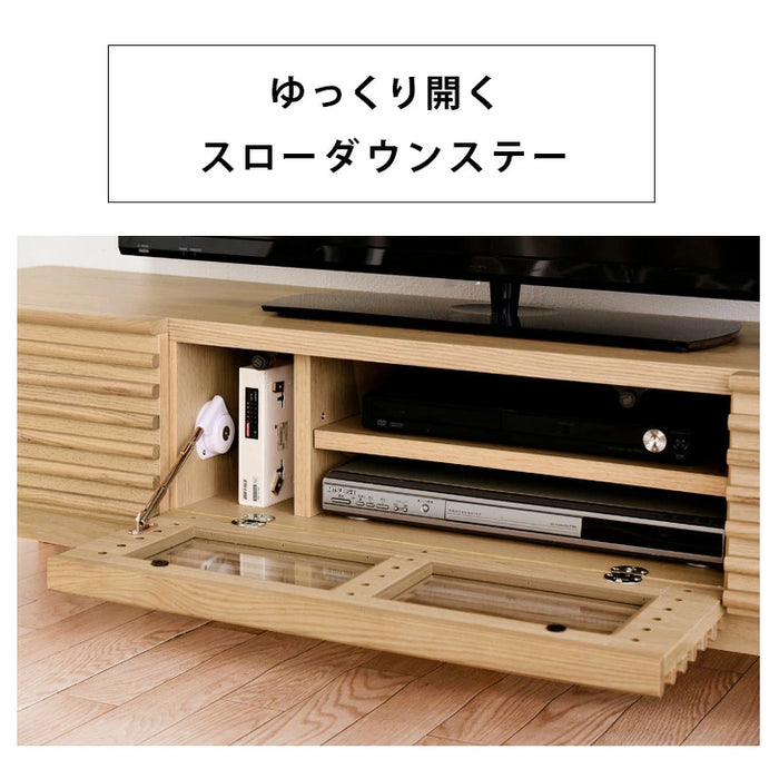 [幅175cm]テレビ台 完成品 アッシュ 無垢材 おしゃれ 天然木 ウォールナット【超大型商品】 〔71020082〕