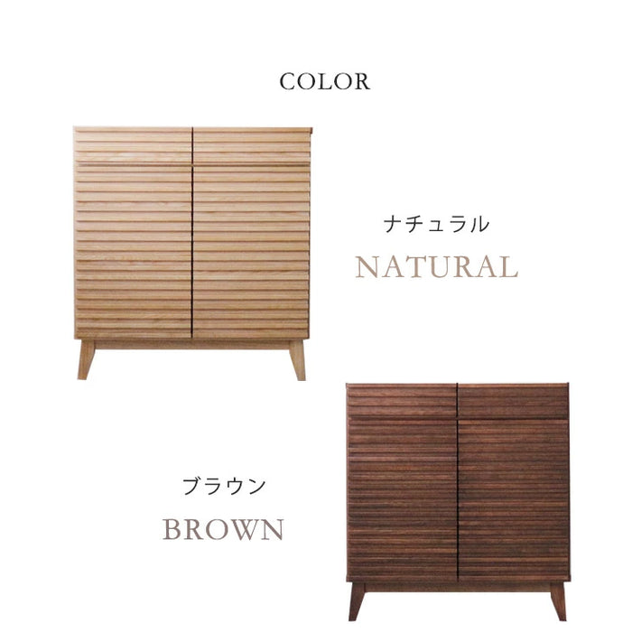 [幅80] チェスト 完成品 サイドボード 天然木 キャビネット 収納家具 リビング収納 北欧【超大型商品】〔71050017〕