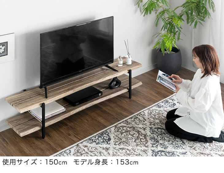 ［幅120cm］テレビ台  薄型 脚付き 木製 テレビボード テレビラック ローボード スリム 省スペース おしゃれ シンプル 収納〔72600045〕