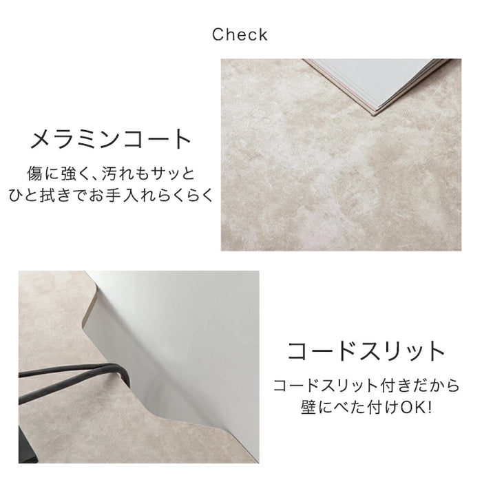 ［幅120］パソコンデスク L字 左右組換OK 引出し付 棚付き 粉体塗装〔72600093〕