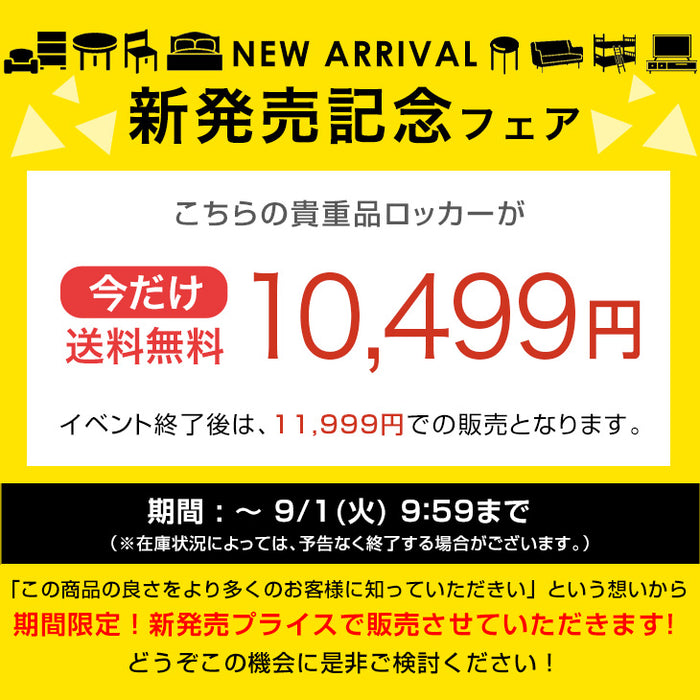 【新発売記念プライス】［法人のお客様・4人用］ダイヤル錠付き 貴重品ロッカー 幅40 奥行28 高さ27 スチール〔7740002691〕