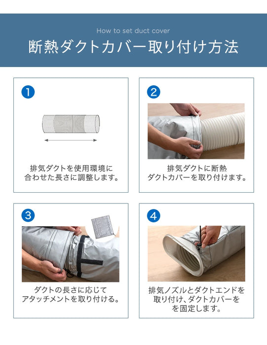 断熱ダクトカバー 商品番号 79800000/79800012/79800001/79800020 共通〔79800019〕
