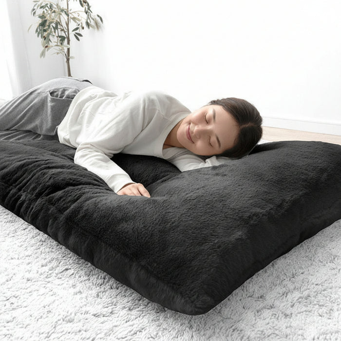 もはや、ねこ。 ごろ寝マット 洗える 80×180cm 折りたたみ あったか 冬用 お昼寝マット 〔80100220〕
