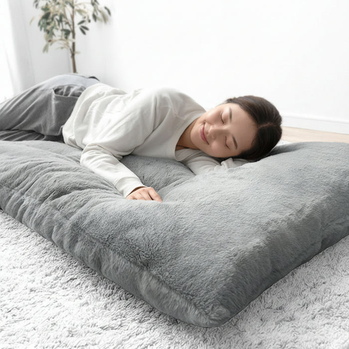 もはや、ねこ。 ごろ寝マット 洗える 80×180cm 折りたたみ あったか 冬用 お昼寝マット 〔80100220〕