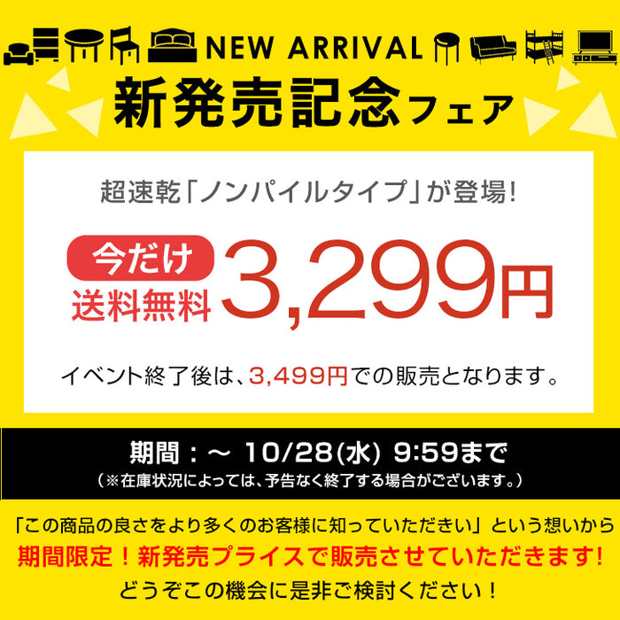 【新発売記念プライス】［セミダブル 2枚組・ノンパイルタイプ］乾燥機＆丸洗いOK 防水シーツ 抗菌・防臭加工 敷きパッド〔80100315〕