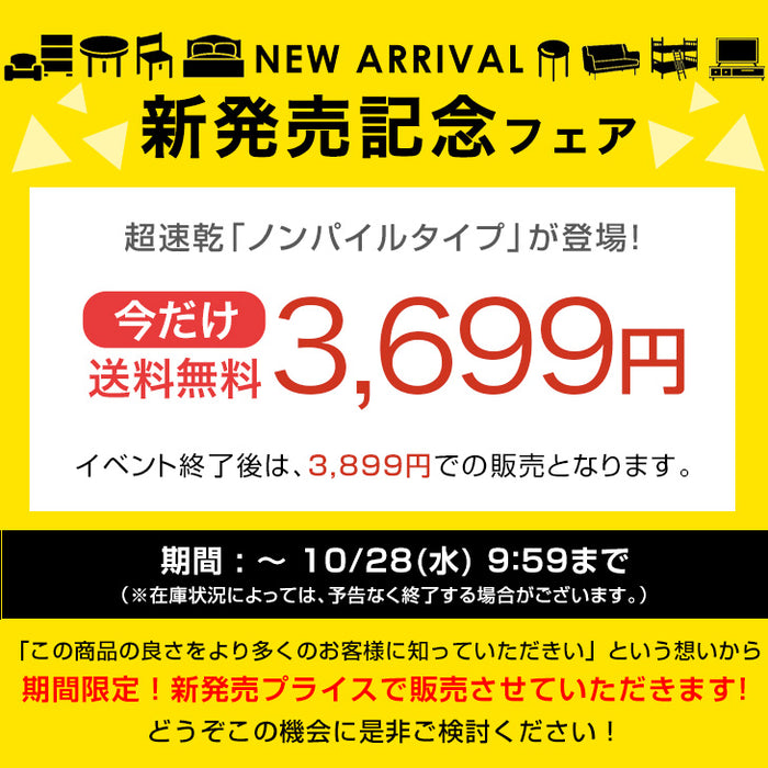 【新発売記念プライス】［ダブル 2枚組・ノンパイルタイプ］乾燥機＆丸洗いOK 防水シーツ 抗菌・防臭加工 敷きパッド〔80100316〕