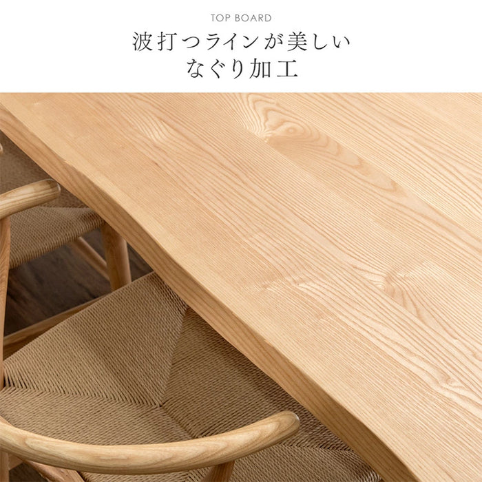 ［幅160］ダイニングテーブルセット 5点セット 4人掛け 天然木 長方形 ダイニングテーブル 北欧 木製【テーブル搬入設置込み】【超大型商品】〔99901143〕