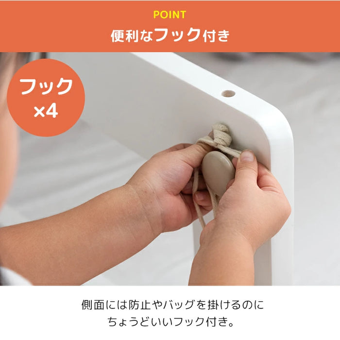【大決算プライス】添い寝できる 下段セミダブル 二段ベッド 木製 分割可能 ライト付き【超大型商品】〔81200027〕