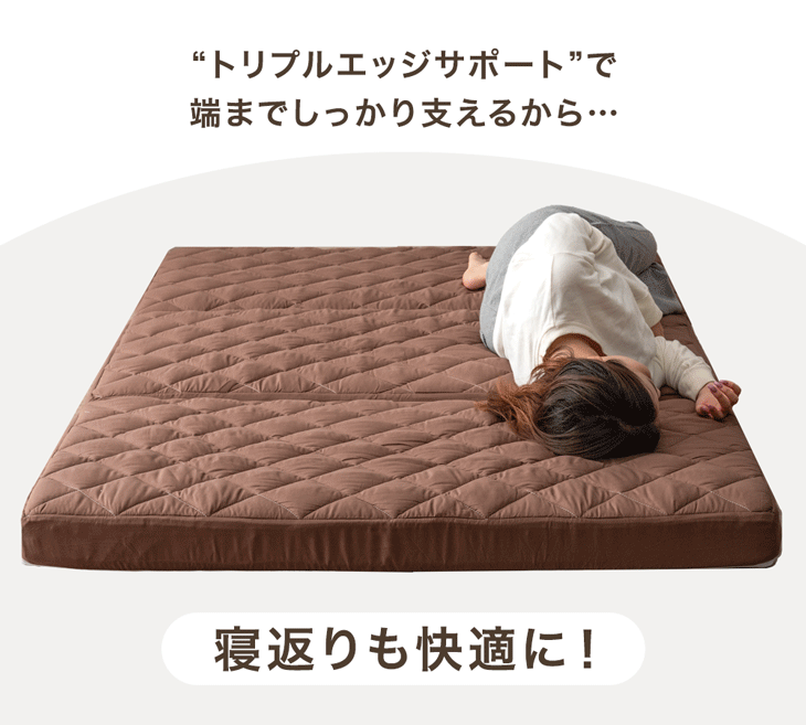 [ダブル] ポケットコイルマットレス 布団セット 9点 洗える 収納ケース カバー付き 防菌 防臭〔81900054〕