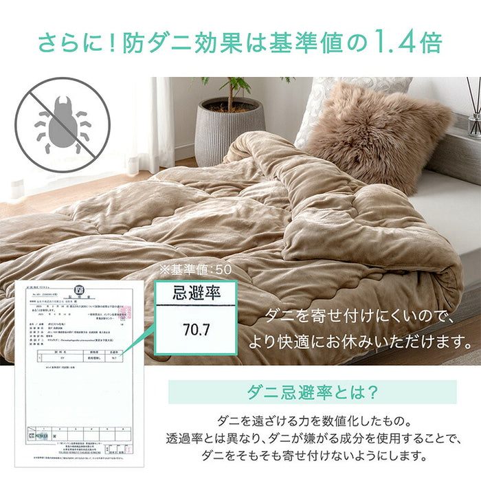 【新発売記念プライス】［シングル・ライトタイプ］ もはや、こたつ。(R) 掛け布団 吸湿発熱 日本製 洗える 暖かい 抗菌 防臭 防ダニ〔81900243〕