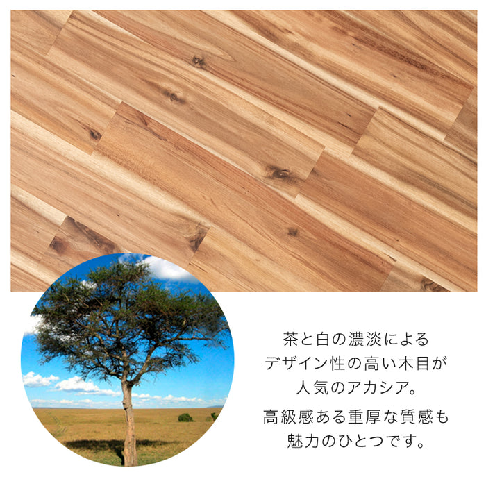 ［幅140］ダイニングテーブル4点セット 4人掛け ベンチ ダイニングチェア 長方形 レザー調【超大型商品】〔82110004〕