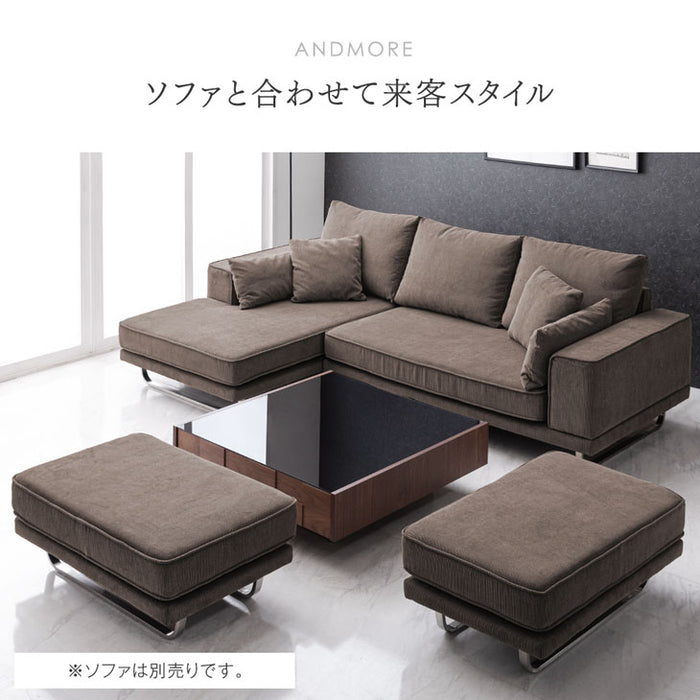 オットマン 単品 足置き スツール 洗える カバーリング〔82500003〕