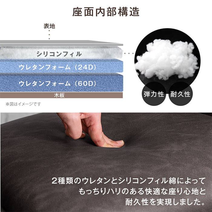 ≪累計12万台突破≫ ［2脚セット］ヴィンテージ モダン ダイニングチェア レザー調〔83200002〕