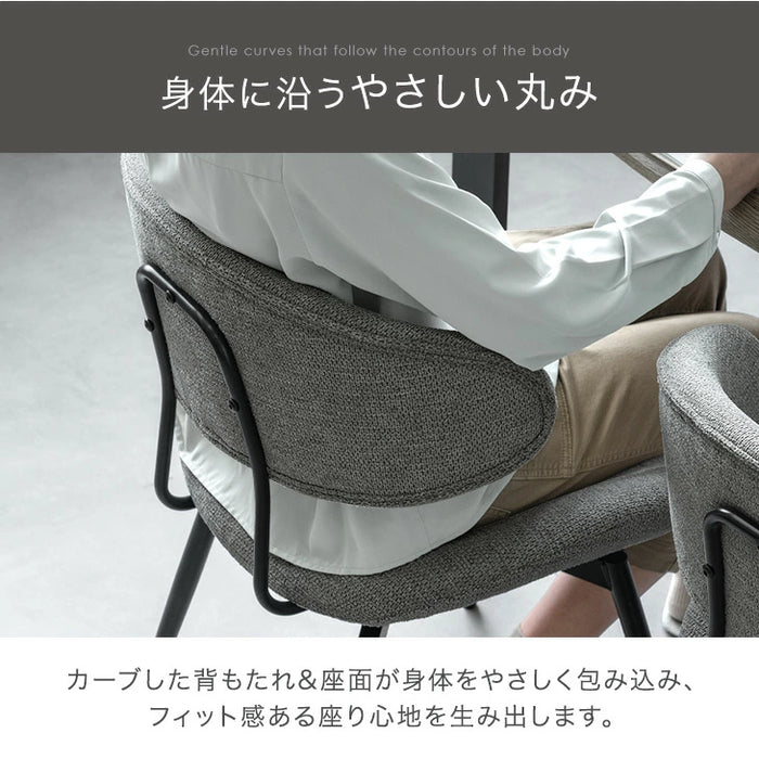 ［1脚］テーブルに掛けられる ダイニングチェア 回転式 お掃除ロボット対応 ハンギング レザー ファブリック 床傷防止アジャスター〔83200111〕