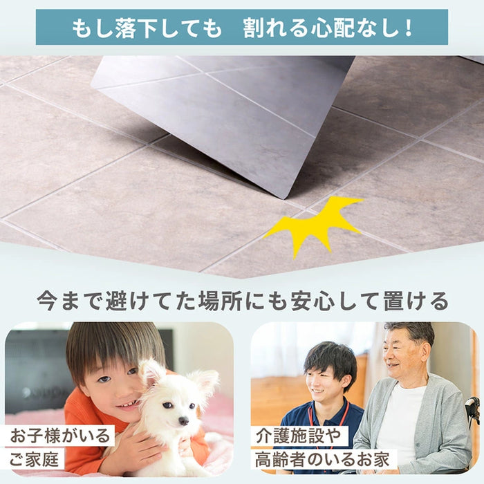 ［40×60］割れない 浴室鏡 くもり止め フレームレス マグネット フィルムミラー 〔83800021〕