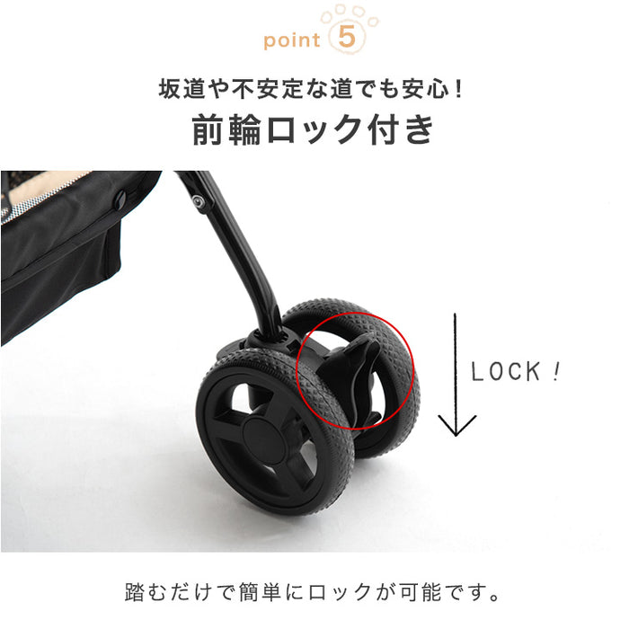 折り畳み わんタッチ 3way ペットカート ライト 耐荷重 15kg レインカバー ドリンクホルダー 取り外し可能 フルオープン 自立可〔84000012〕