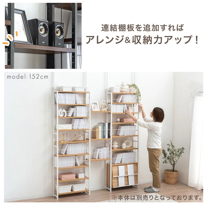 当店突っ張り式本棚ラック専用 連結棚板 単品 【商品番号：84300034専用】〔84300046〕