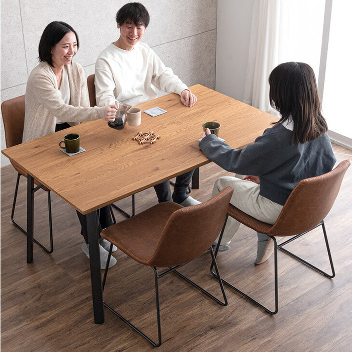 ［幅140］4人掛け ヴィンテージ調 ダイニングテーブル 5点セット テーブル【超大型商品】〔86020086〕