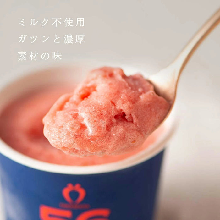 ［6個セット］武下さんちの“完熟” あまおうジェラート 究極いちご含有率56％  ギフト いちご 福岡県 大川 アイスクリーム シャーベット カップアイス 詰め合わせ 無着色〔89600009〕