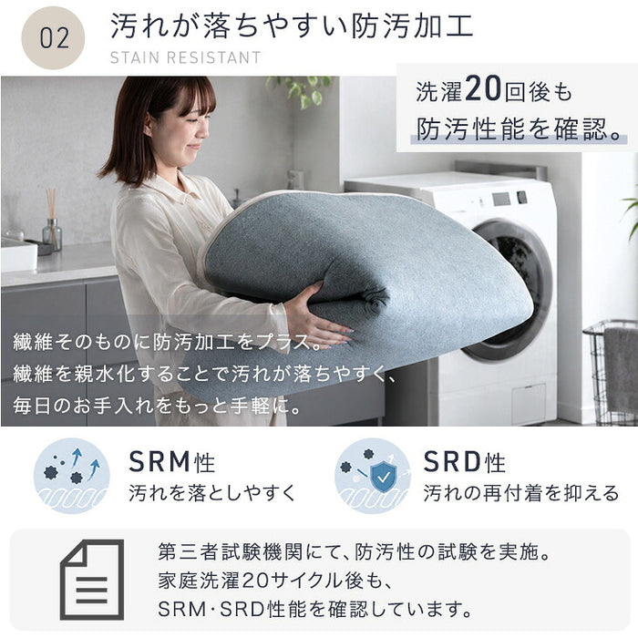 ［S・10mm厚］【リニューアル特価】さらふわ手触り 洗える 高密度 シャギーラグ 防汚 防音 滑り止め〔90900033〕