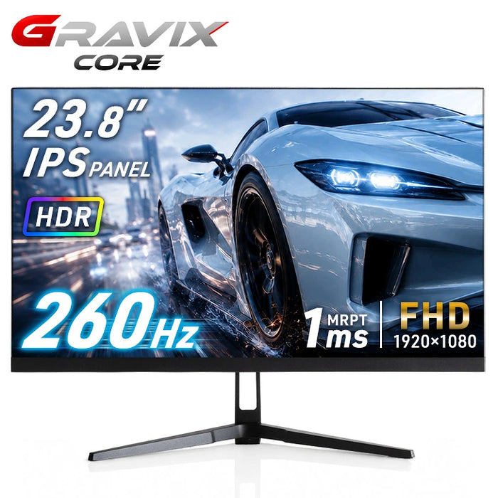ゲーミングモニター 24インチ 260Hz IPS FHD 1ms HDR対応 フルHD 1920×1080  スピーカー内蔵 フレームレス VESA対応〔91200000〕