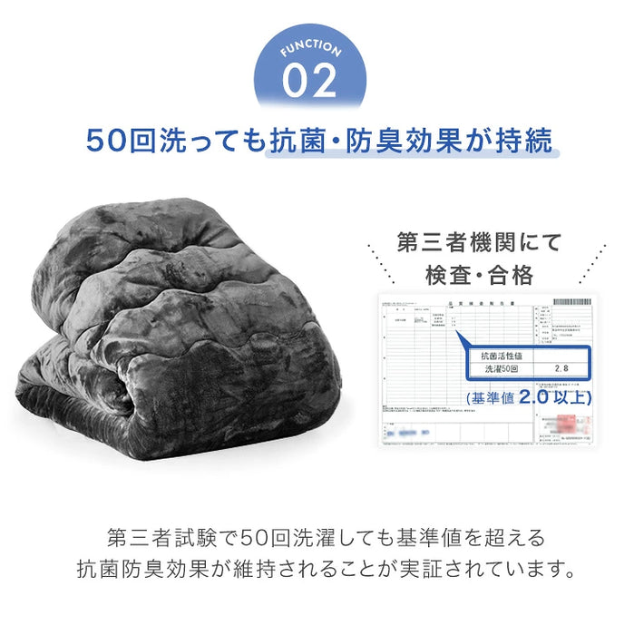 [200×240] とろりん こたつ布団 単品 長方形 こたつ用布団 大判 掛布団〔91300167〕