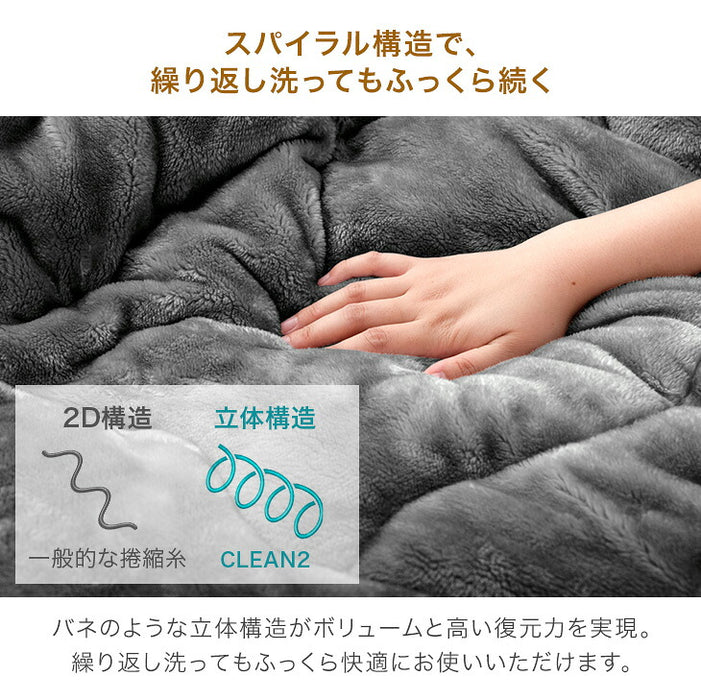 【アウトレット 旧仕様品】[200×240] とろりん こたつ布団 単品 長方形 こたつ用布団 大判 掛布団 ピンク〔9130016703・out3276〕