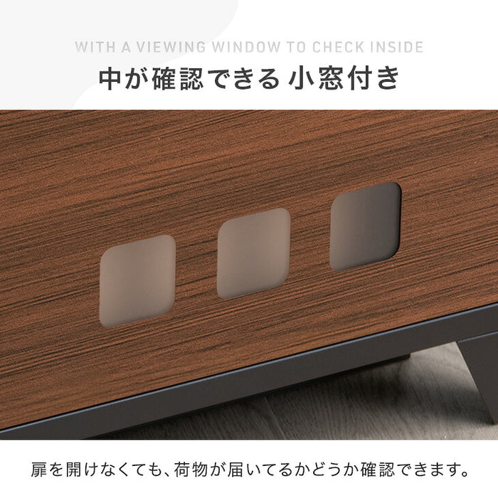 【新発売記念プライス】宅配ボックス 大容量 130L 2ドア プッシュ式 鍵付き LIVBOX ーリブボックスー〔93800011〕