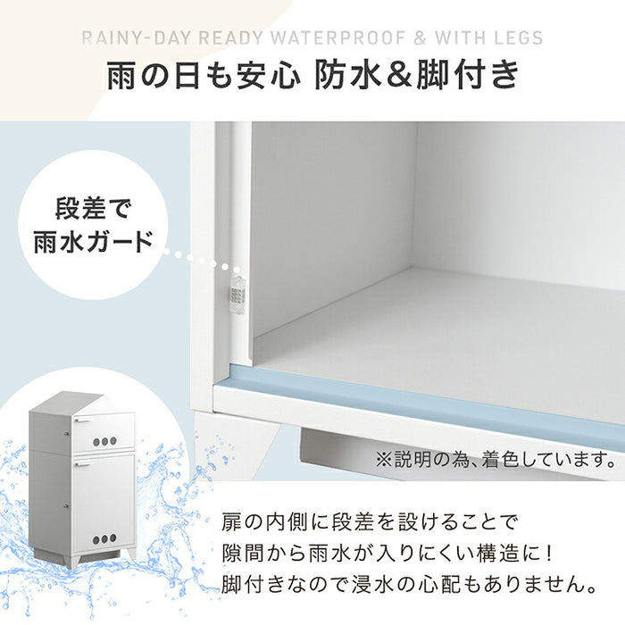 【新発売記念プライス】宅配ボックス ハウスデザイン 大容量 130L 鍵付き 防水 置き配 LIVBOX ーリブボックスー〔93800012〕