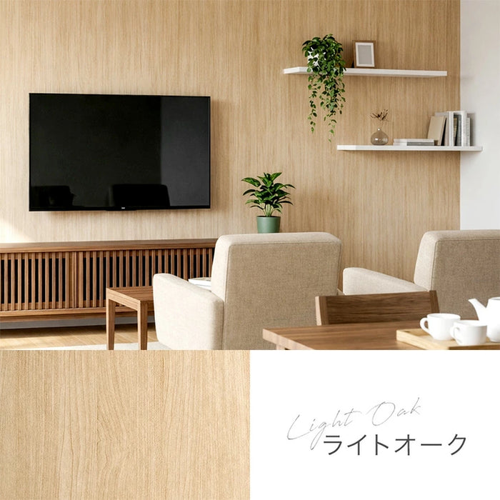 ［1ロール］貼ってはがせる 壁紙シート 幅61cm 6m DIY 木目調 賃貸 ロールタイプ リメイクシート〔94500002〕