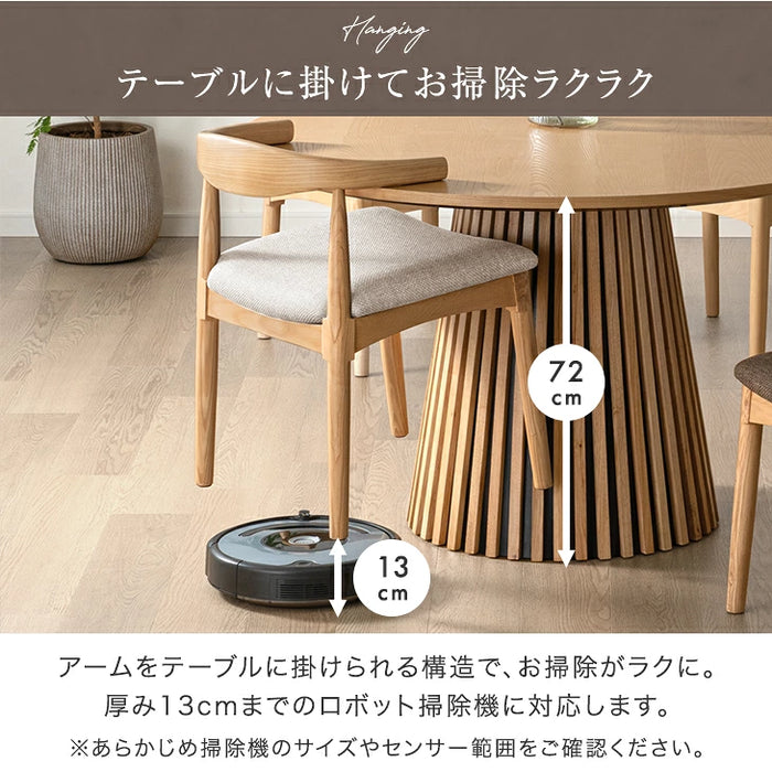 【新発売記念プライス】［幅120-180cm］円形 伸長式 ダイニングテーブルセット 5点セット 4人掛け 木製 格子脚 北欧 おしゃれ ダイニングチェアセット【玄関渡し】【超大型商品】〔99900196〕