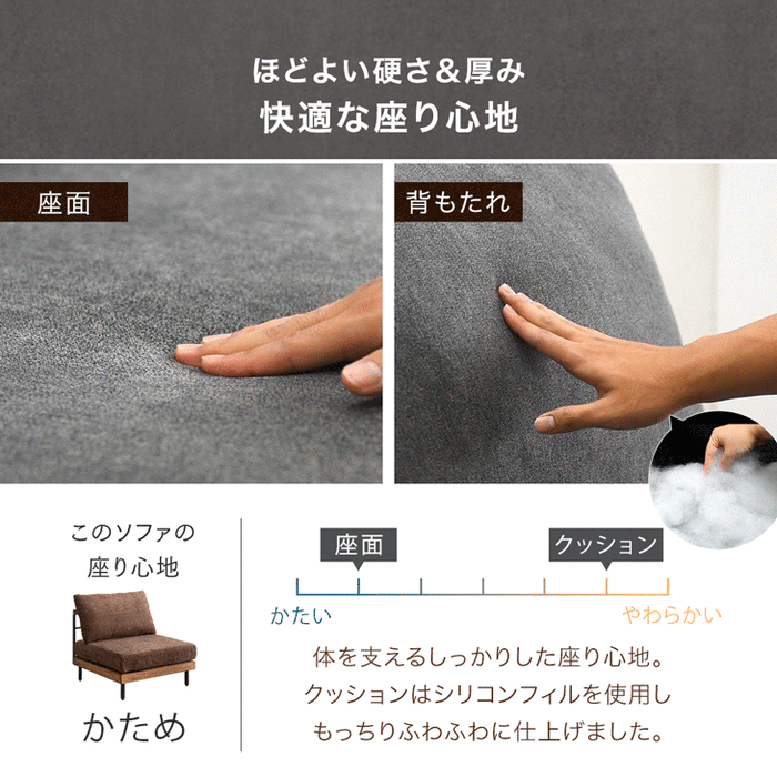 ヴィンテージ ソファ 洗える カバーリング ウッドフレーム 2人掛け L字 カウチソファ 北欧〔99900972〕