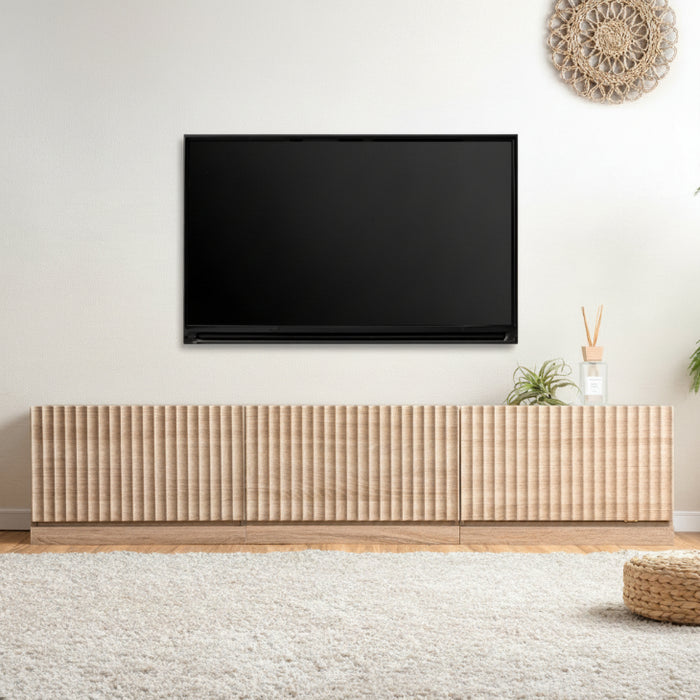 ［幅180］テレビ台 ユニット式 格子調 木製 分割 テレビラック テレビボード〔99901251〕