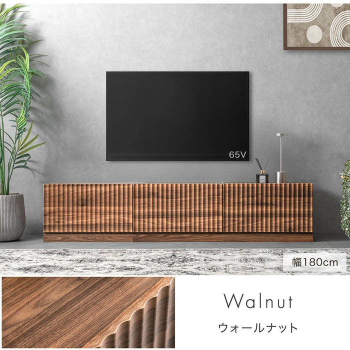 ［幅120］テレビ台 ユニット式 格子調 木製 扉付き 分割 テレビラック テレビボード〔99901250〕