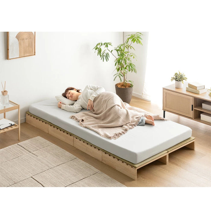 ［8枚］天然い草 畳 パレットベッド お掃除ロボ対応 抗菌 調湿 すのこベッド〔99902101〕