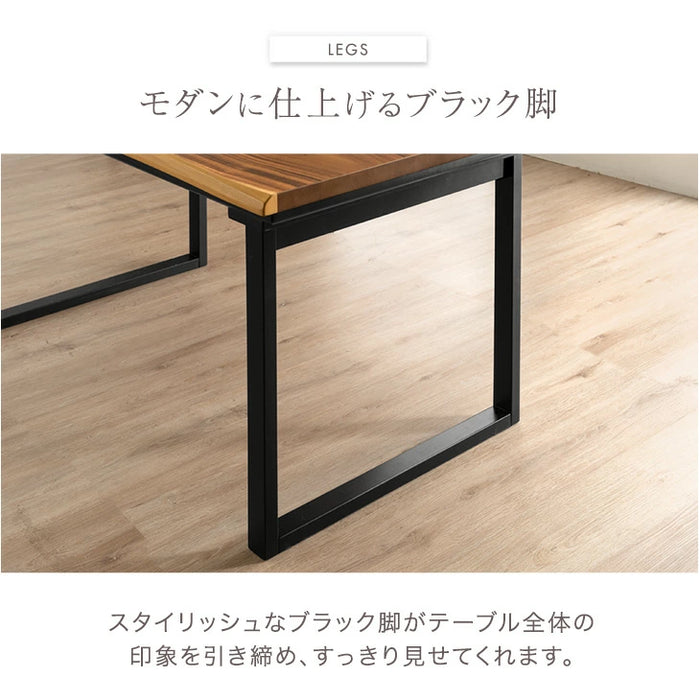［2点セット］ダイニングこたつ 掛け布団 2点セット 速暖2秒 ハロゲンヒーター 135×80 ハイタイプ こたつセット 掛布団セット 耳付き天板【玄関渡し】〔21310147〕