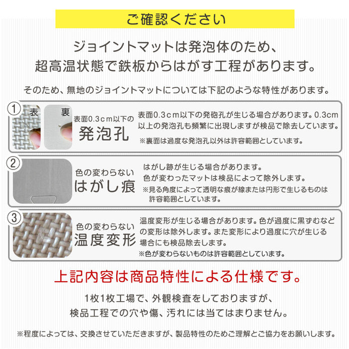 ≪144万set突破≫［12畳］ジョイントマット 64枚 大判59cm 1級防音 抗菌 防臭 7物質検査 床暖房対応 おしゃれ プレイマット〔18700008〕