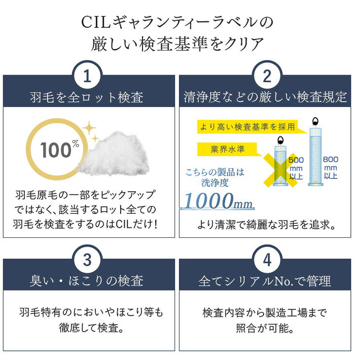 《2026スペシャル》 ［シングル］羽毛布団 洗える ダウン85％ 立体キルト 300dp以上 日本製 軽量 暖かい〔11100458〕