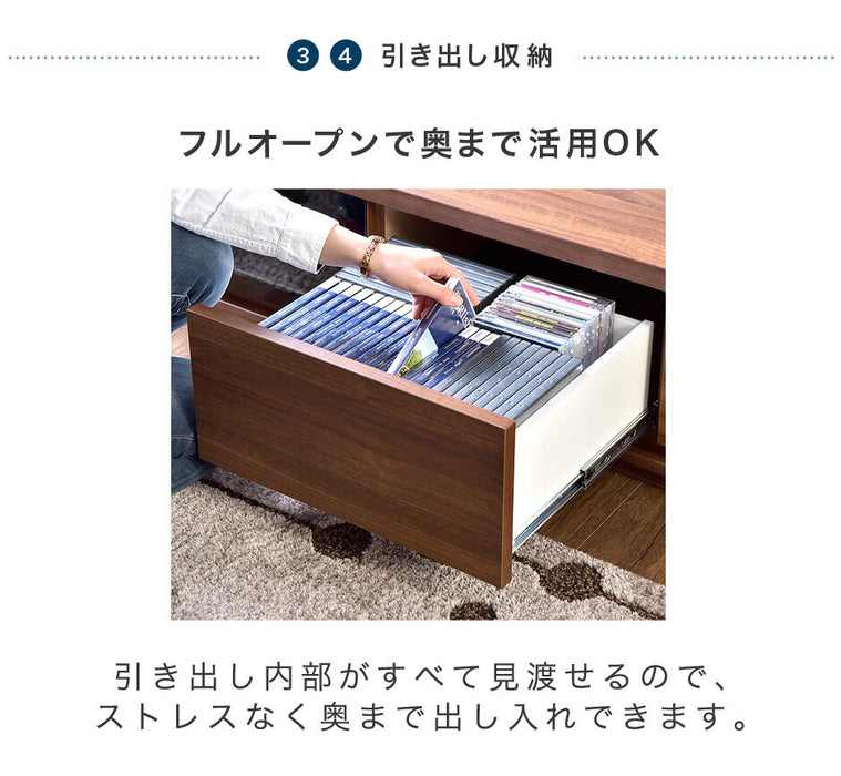 ［幅150cm］国産 完成品 テレビ台 *GOD-TG* ロータイプ 32型 ～ 60型【超大型商品】〔01070300〕