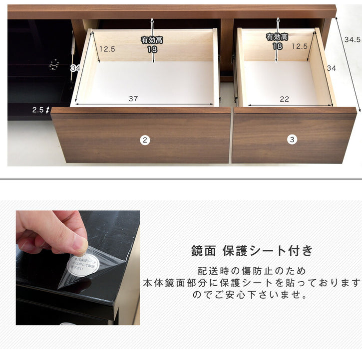 ［幅150cm］国産 完成品 テレビ台 *GOD-TG* ロータイプ 32型 ～ 60型【超大型商品】〔01070300〕