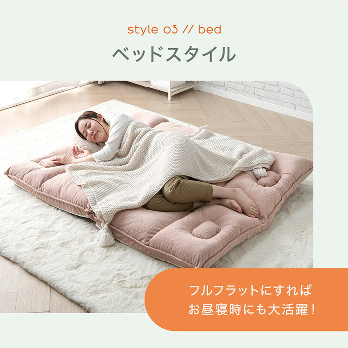 腕が貫通！？スマホローソファ 2人掛け 左右独立 リクライニング ハイバック ソファベッド こたつ用 おしゃれ〔15200101〕