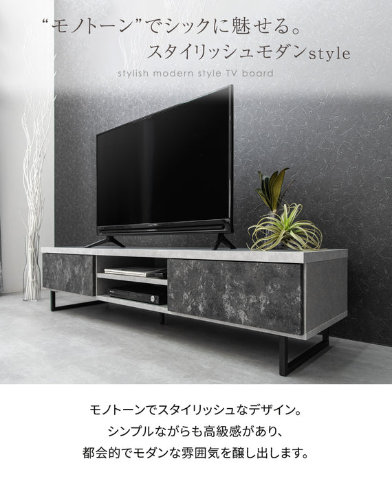 幅180cm テレビ台 日本製 完成品 ローボード 北欧 おしゃれ 鏡面 引き出し【超大型商品】〔17010110〕