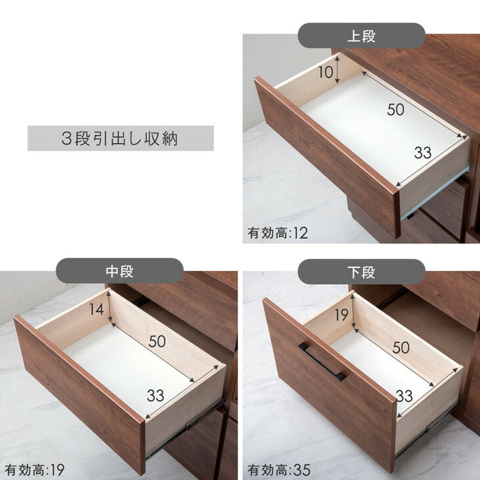 ［幅180］組み替えOK！ キッチンカウンター 日本製 完成品 食器棚 収納  木製【玄関渡し】【超大型商品】〔17100008〕