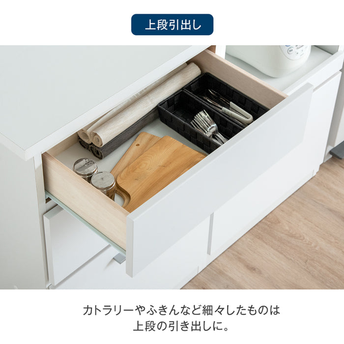 [幅180] 組み替えOK キッチンカウンター 日本製 完成品 木製【搬入設置込み】【超大型商品】〔99994403〕