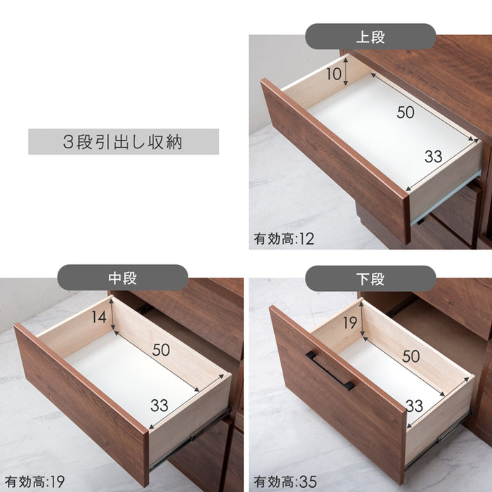 [幅180] 組み替えOK キッチンカウンター 日本製 完成品 木製【搬入設置込み】【超大型商品】〔99994403〕