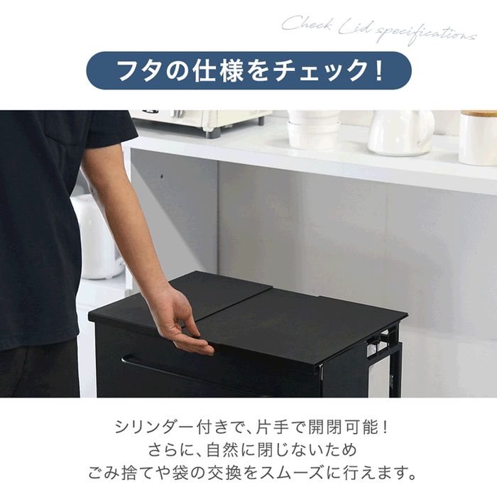 [フタ無し] ダストワゴン お掃除ロボット対応  最大10分別 拡張OK 目隠し キャスター付き 拡張式 ゴミ箱〔17620102〕
