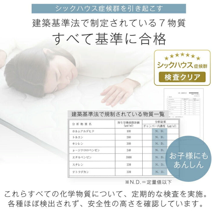 ［シングル］ワンランク上の寝心地&耐久性 極厚22cm ポケットコイルマットレス 線径2.3mm トリプルエッジサポート ニット生地 ポケットコイル マットレス コイルマットレス 高反発〔17800006〕
