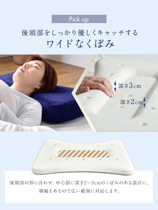 セミオーダー枕 低反発 ウレタン 枕 3次元立体構造 頸椎サポート 〔19110020〕