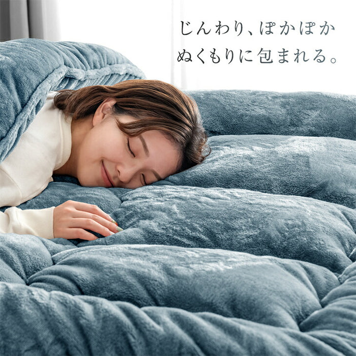 ［シングル］もはや、こたつ。(R) とろりん 敷きパッド 日本製 吸湿発熱  抗菌 防臭 洗える〔22200062〕