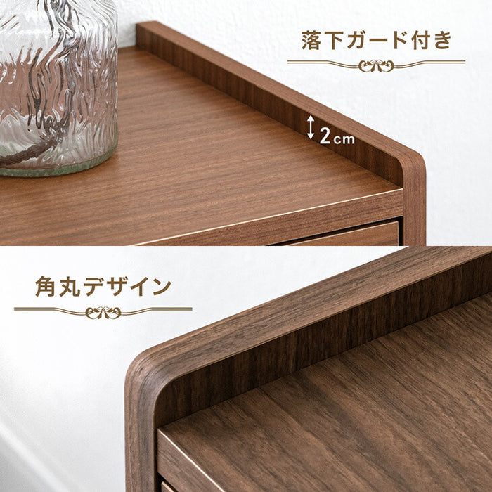 ［4段］チェスト 幅80 日本製 完成品 木製 おしゃれ 北欧 収納 家具 整理タンス 衣類 収納 リビング タンス 収納棚 国産 シンプル アンティーク アイアン スライドレール 〔23570031〕